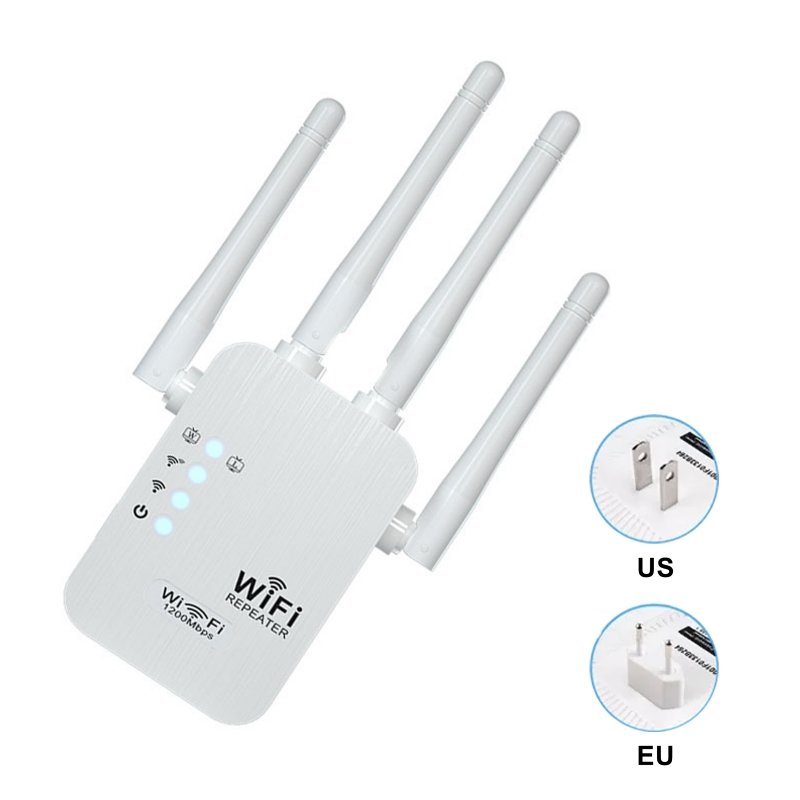 AC1200mbps dual band wifi repeater 2.4G Long Range Extender 5G Signal Amplifier WiFi Repetidor